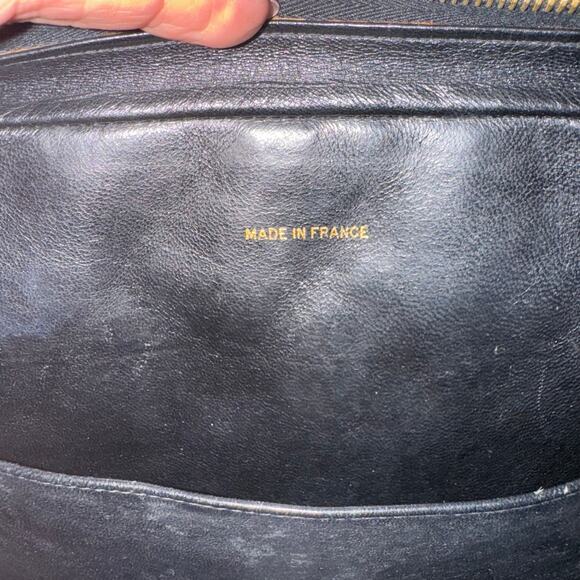 CHANEL Quilted Matelassé CC Lambskin Fringe Chain Bag Black - Picture 13 of 15